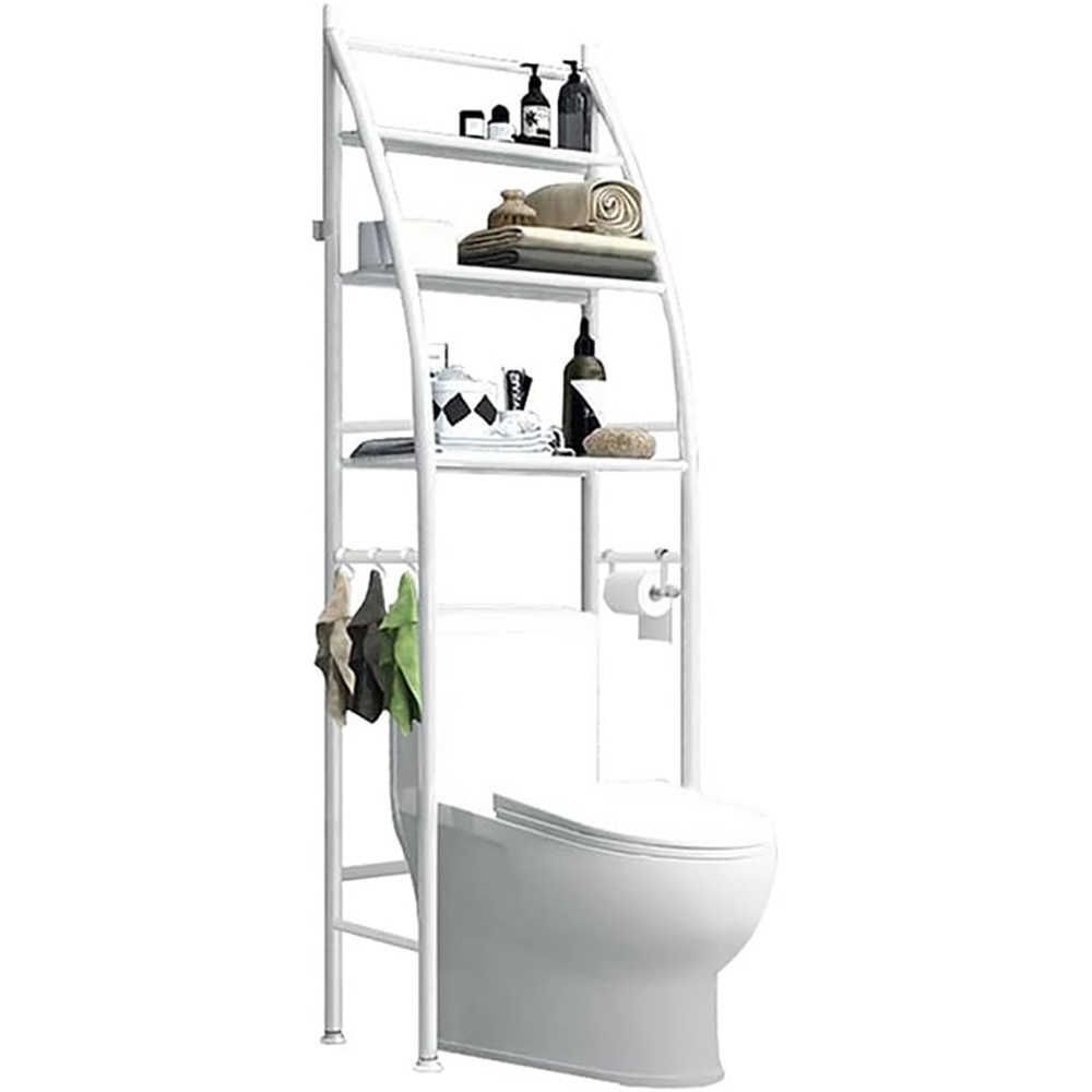 Toilet Rack Bathroom Corner Stand Storage Organizer Accessories 3 Shelf Bathroom Rack For Toilet Storage