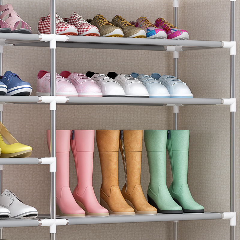 low moq 30  tier 36 pairs revolving shoe rack