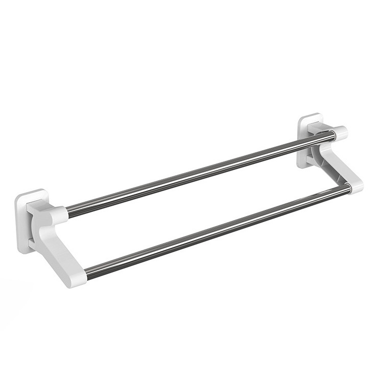 Modern Wall Mounted Bathroom Accessories Towel Bar Stainless Steel Single Towel Rack