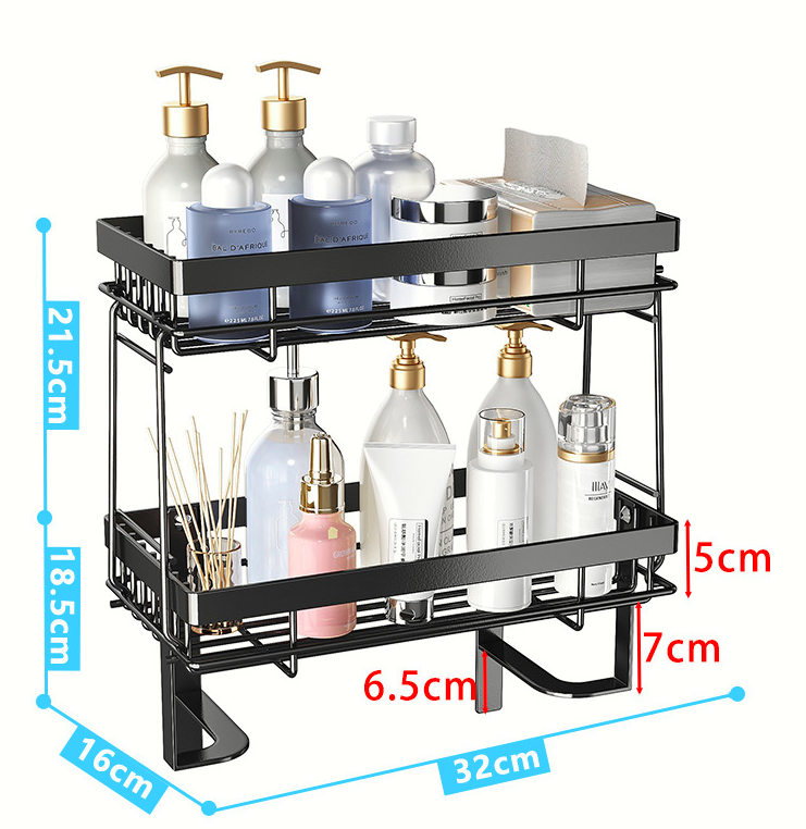 The Toilet Storage 3 Tier Bathroom Organizer Shelves Multifunctional Over Toilet Bathroom Organizer