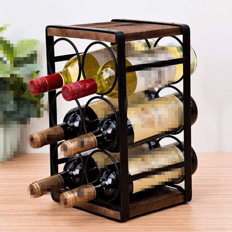 3 Tier Wine Rack Countertop Cabinet Wine Holder Storage Shelf for Home Bar Pantry Wine Cellar Basement