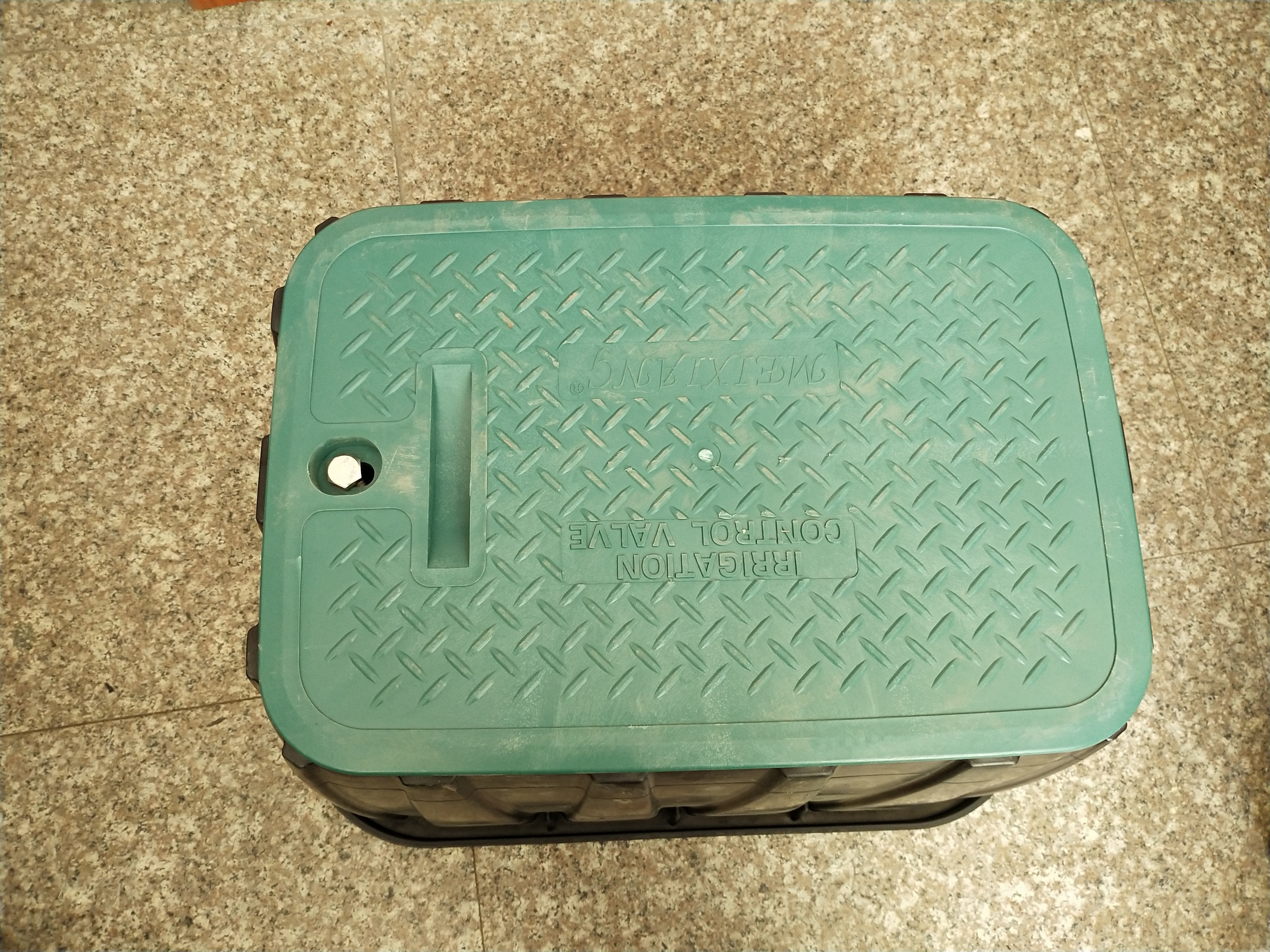 High quality plastic 12'' valve box 1419 with overlapping Cover for drip irrigation system