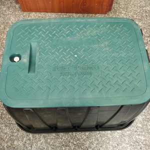 High quality plastic 12'' valve box 1419 with overlapping Cover for drip irrigation system