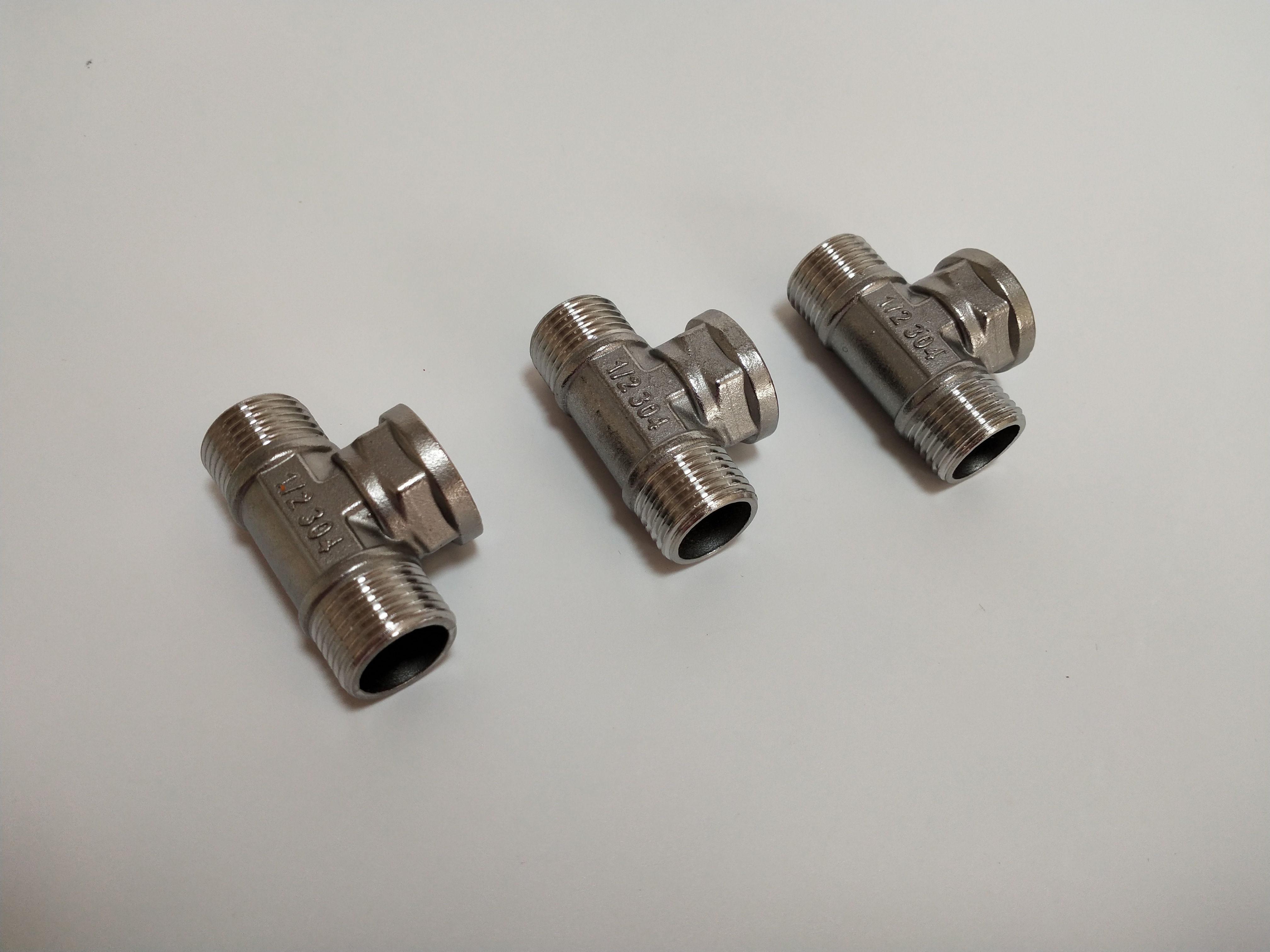 Wholesale Tube Fitting Union 1 female 2 male 304 stainless steel tee fitting 1/2