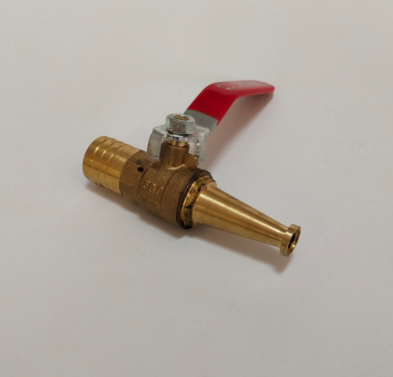 Brass 90 Degree Lever Ball Valve Fire Hose Reel Nozzle 19mm Water Nozzle Head for Pressure Water Gun