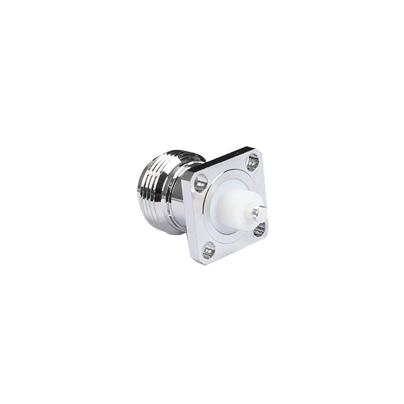 wholesale price Flange Mount female to female jack 4 hole flange Panel installation RF coaxial  N Connector