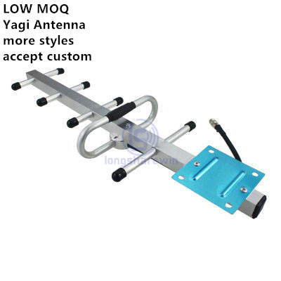 MOQ 1 Factory Price Waterproof 18dBi 698-2700Mhz 4G LTE External wifi Antena Outdoor 4G Yagi Antenna for signal booster repeater