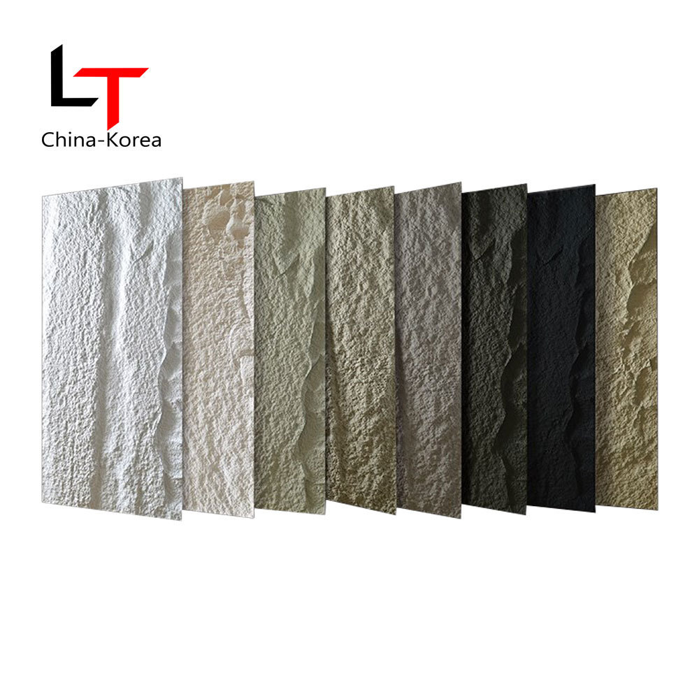 Light Weight Big Slab Pu Mushroom Faux Stone Artificial Look Panel Faux Stone For Exterior Wall