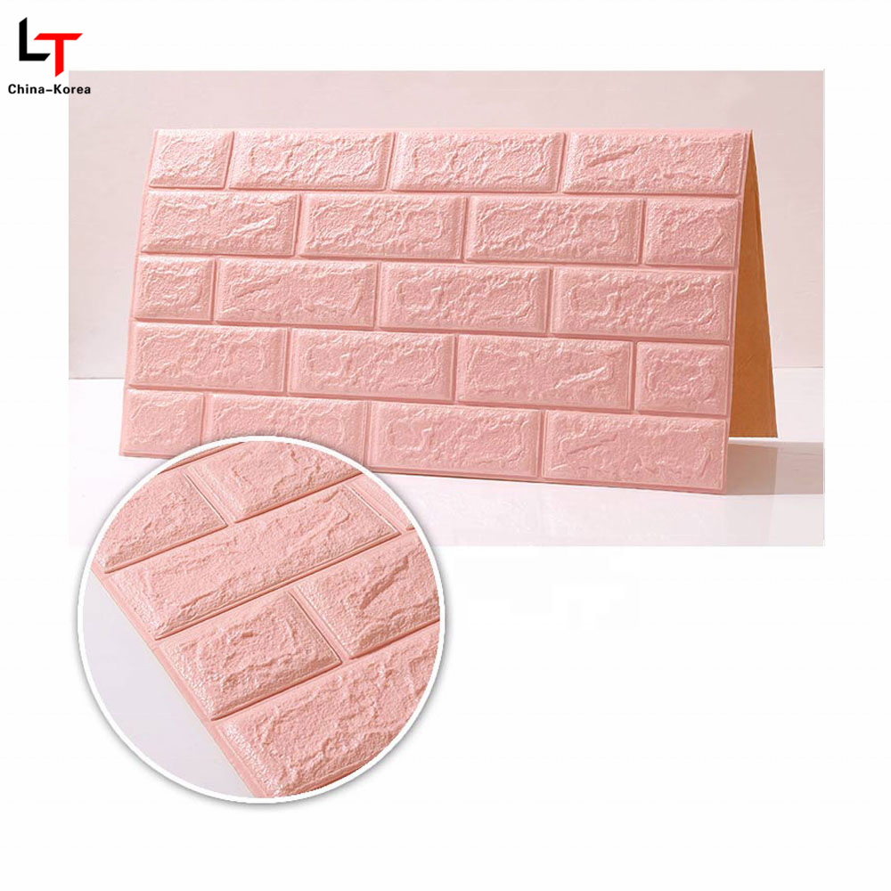 Longtime New Style 3D Foam Wall Tile Decor Design Brick Foam Panel Sheet Self Adhesive Tile Sheet Wallpapers Wall Decoration,hotel CN;SHN