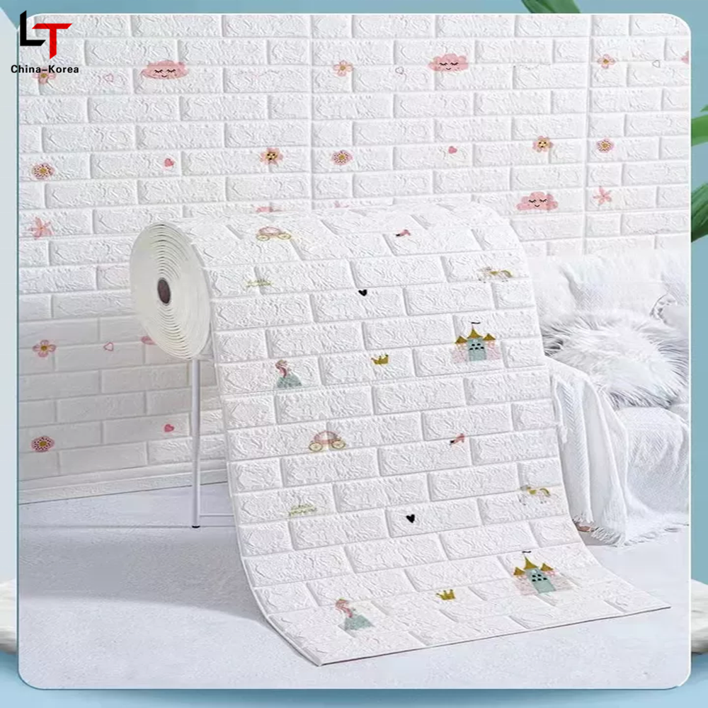 Longtime New Style 3D Foam Wall Tile Decor Design Brick Foam Panel Sheet Self Adhesive Tile Sheet Wallpapers Wall Decoration,hotel CN;SHN