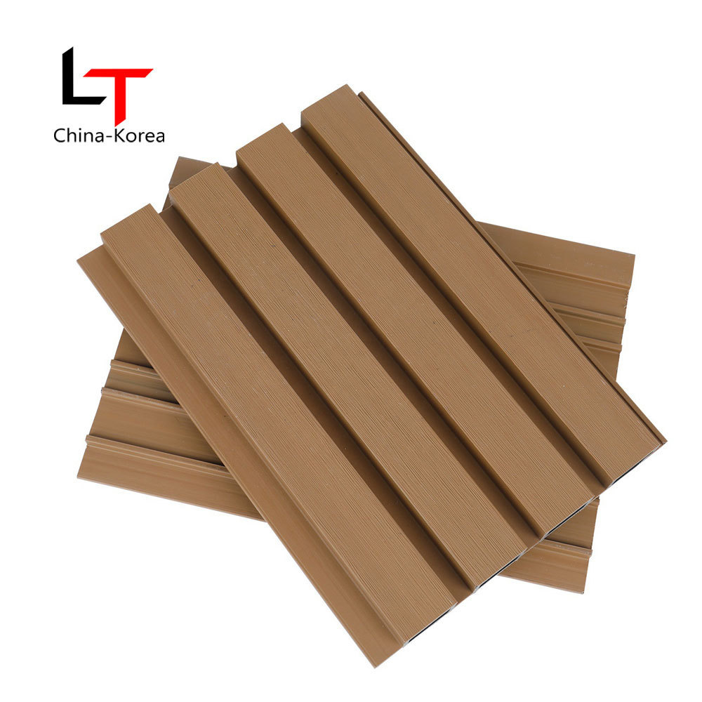 Longtime siding panels exterior wall Cladding Slat Wall Wpc Wood Composite siding panels exterior wall