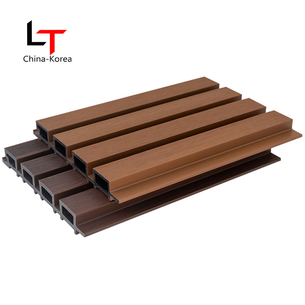 Longtime siding panels exterior wall Cladding Slat Wall Wpc Wood Composite siding panels exterior wall