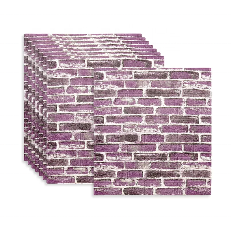 Longtime Papel De Parede Papier Peint Papel Tapiz Para Pared PE Wall Panel 3d Brick Wallpaper 3d PE Foam Wall Sticker for Home Decoration