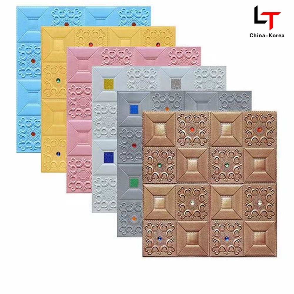 Longtime Wall papers/Wall stickers Wood Grain XPE Foam Peel Stick Self-Adhesive 3D for living rooms decoration