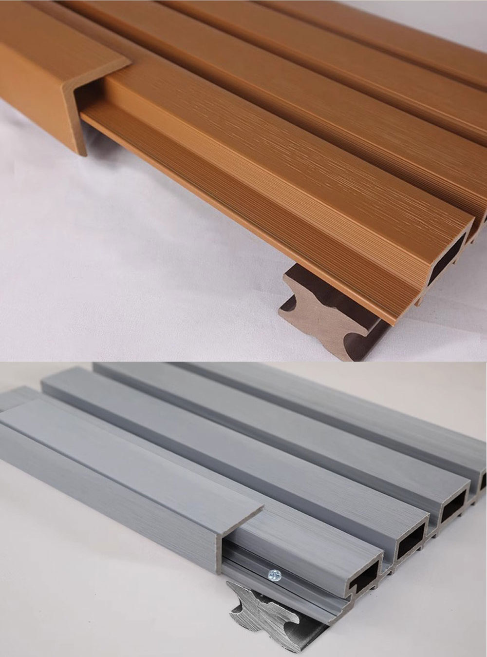 exterior/interior siding cladding fluted pvc pared wall panels boards paneles para pared Pe wpc wall panel