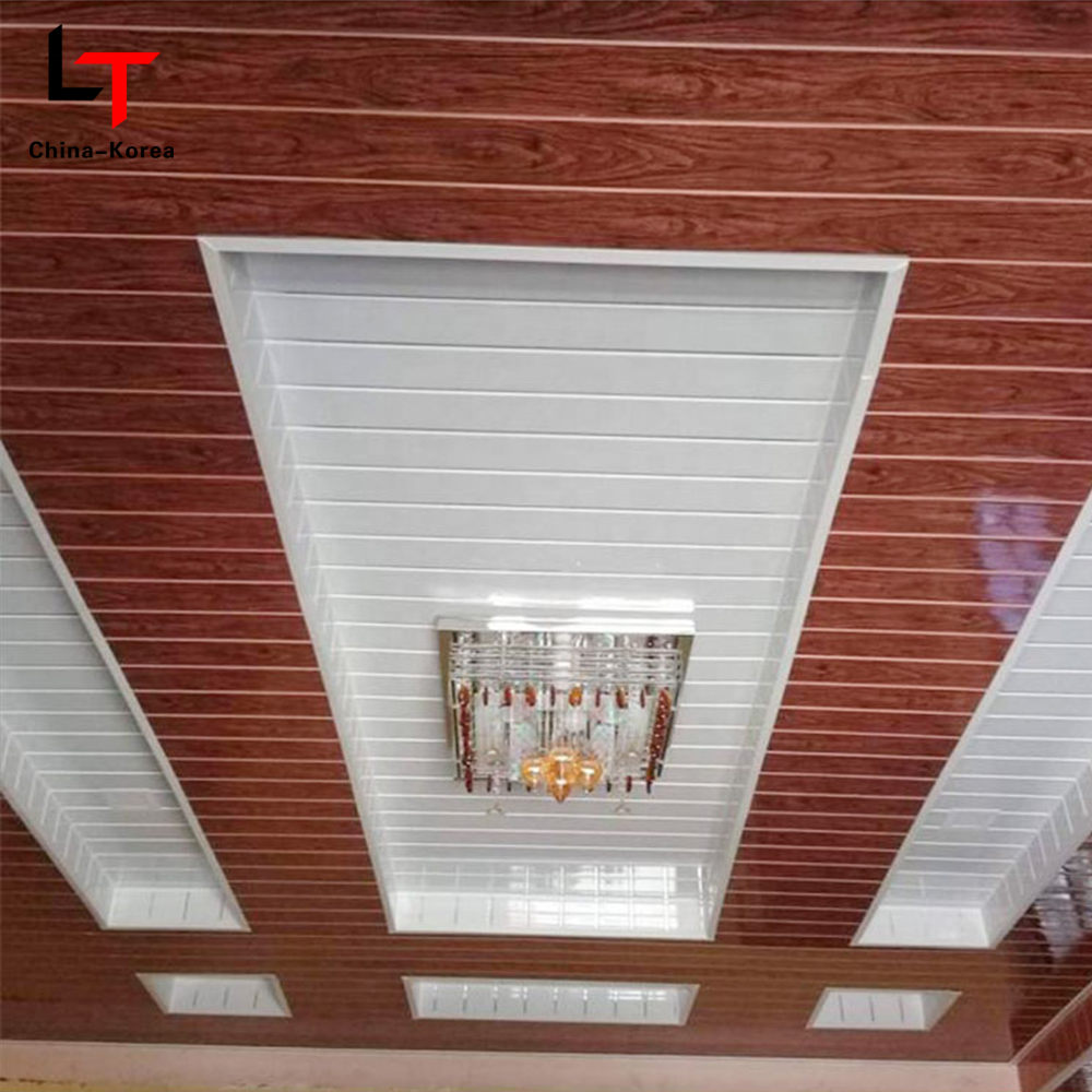 Longtime High quality pvc panel wall and ceiling decoration materials laminas pvc cielo raso en pvc