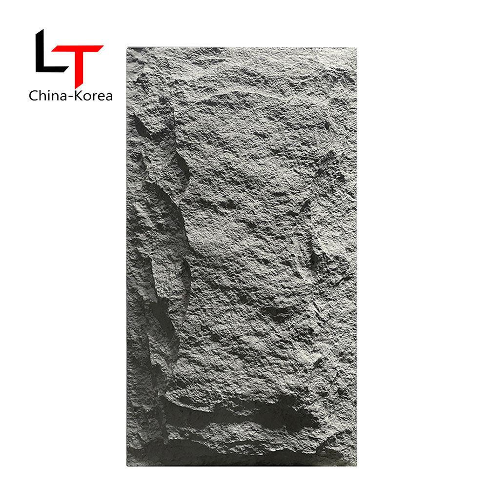 Light Weight Big Slab Pu Mushroom Faux Stone Artificial Look Panel Faux Stone For Exterior Wall