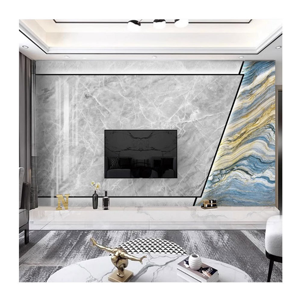 Longtime Interior wall cladding plastic molding uv pvc marble wall panel rock wall panel