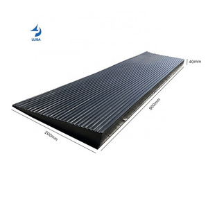 40*200*900mm Hot Sale Traffic Parking Car Rubber Durable Curb Ramps Threshold Kerb Ramp