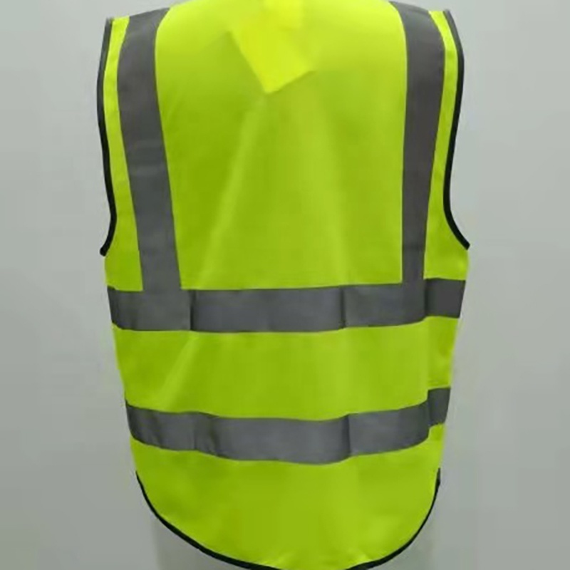 China Factory Custom Logo Color Construction High Visibility Reflective Safety Vest With Pockets