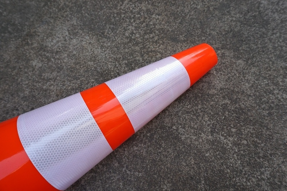 900mm Tall New Pvc Black Base Road Safety Pvc Orange Traffic Cone