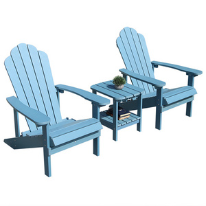 Eco-friendly Adirondack Chair High Quality hdpe Wooden adirondack chair Plastic Wood Adirondack Chair