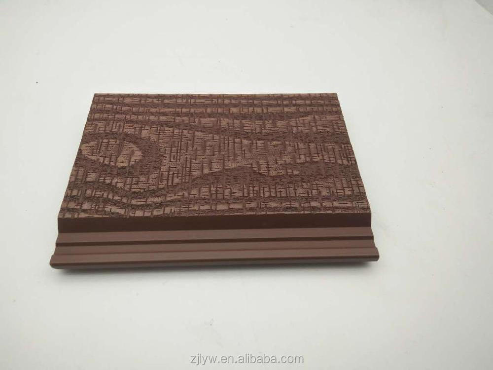 Hot Sale Anti-uv Diy Composite Wood 3d embossing  wpc outdoor decking floor Wood Grain Composite Decking Tiles Board Flooring