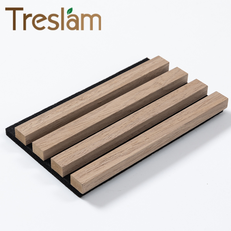 LYW Treslam Customized  MDF Acoustic Wooden  Panels Acoustic Panel for Household and Commerce Use Noise Cancelling Wall