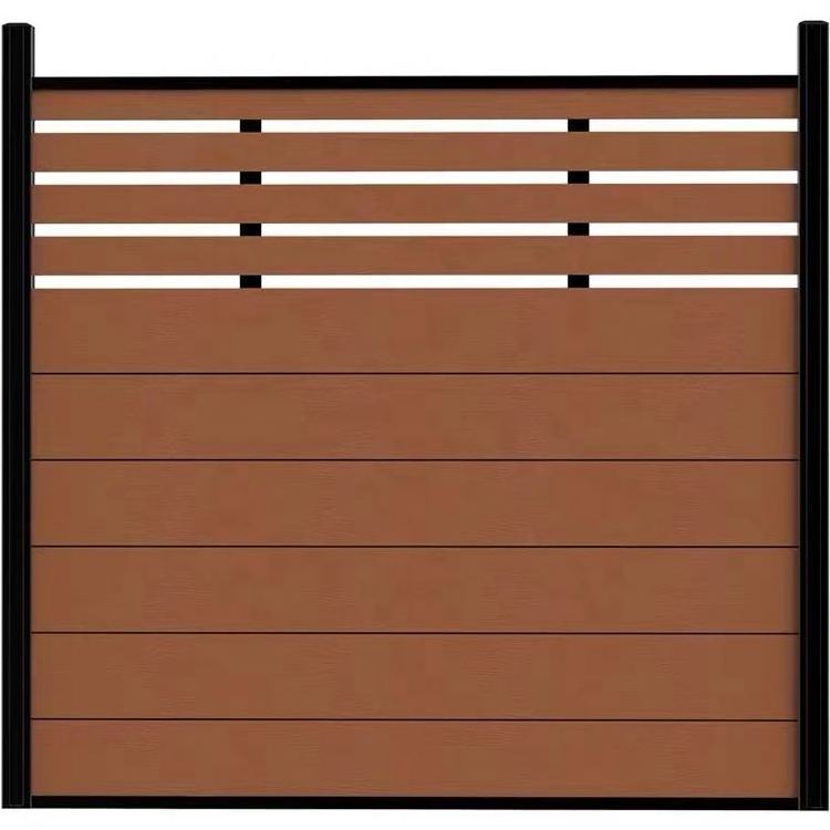 Privacy fencing house decorative wood plastic composite panel wpc fence