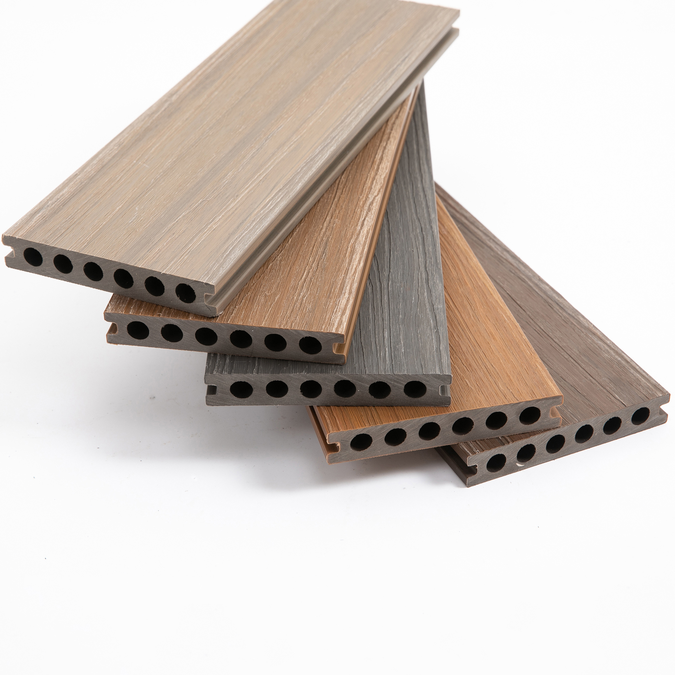 Chinese hardwood wood grain wpc outdoor flooring decking composite decking cheap