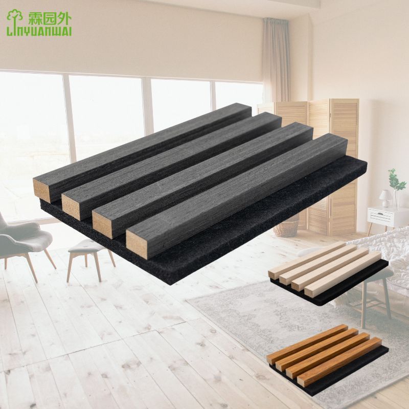 Linyuanwai Indoor home Recording Studio Room Sound Diffuser Soundproof Acoustic Wood Slat Wall Panels