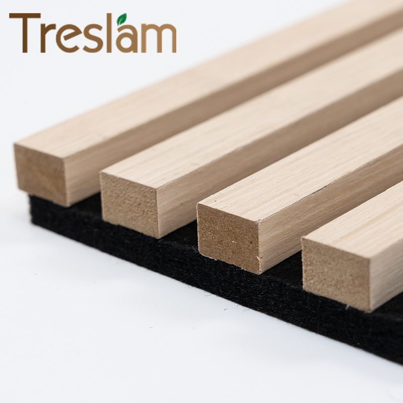 LYW Treslam Customized  MDF Acoustic Wooden  Panels Acoustic Panel for Household and Commerce Use Noise Cancelling Wall