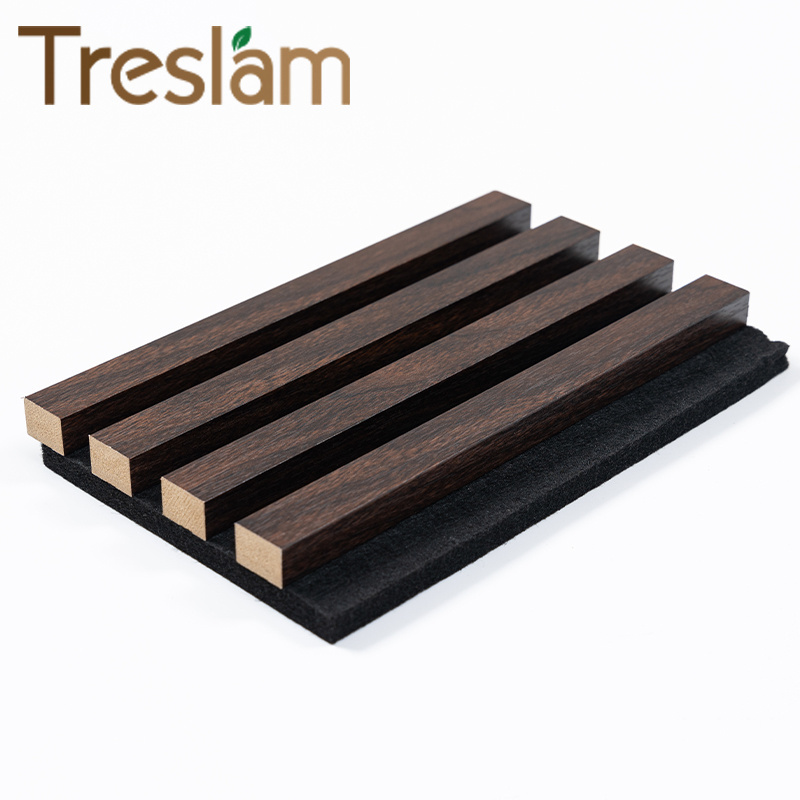 Interior Acoustic Wall Panels Soundproof Boards Foam Polyester Fiber MDF Felt Wood Slat Wood Veneer Booth Household Commerce