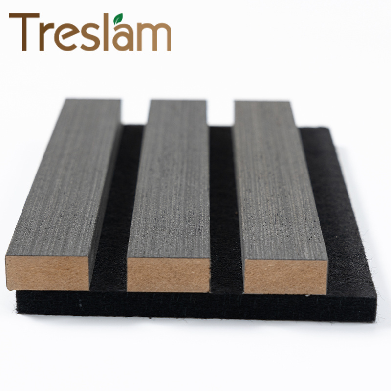 LYW Treslam Customized  MDF Acoustic Wooden  Panels Acoustic Panel for Household and Interior Sound Proof Wall Panel