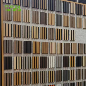 decor interior acoustic slat wall panel Industrial Acoustic Panel Sound Proof Wall Panels