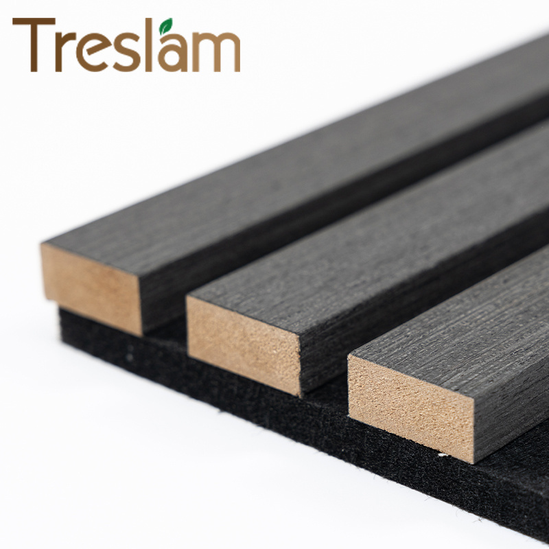 LYW Treslam Customized  MDF Acoustic Wooden  Panels Acoustic Panel for Household and Interior Sound Proof Wall Panel