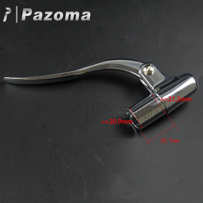 Tech Inverted Chopper Bobber Handlebar Bar End Control Lever Chrome Brake Clutch Lever for Motorcycle