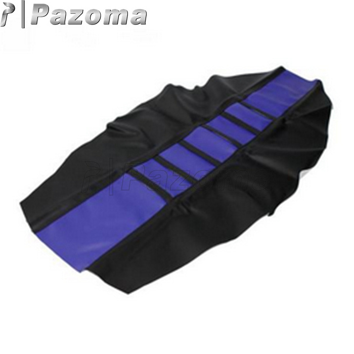 Motorcycle Ribbed Rubber Gripper Soft Seat Cushion Cover For Honda XR650 CRF 250R 450R Yamaha Suzuki Kawasaki RMZ WR YZ TTR