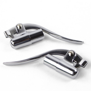 Tech Inverted Chopper Bobber Handlebar Bar End Control Lever Chrome Brake Clutch Lever for Motorcycle