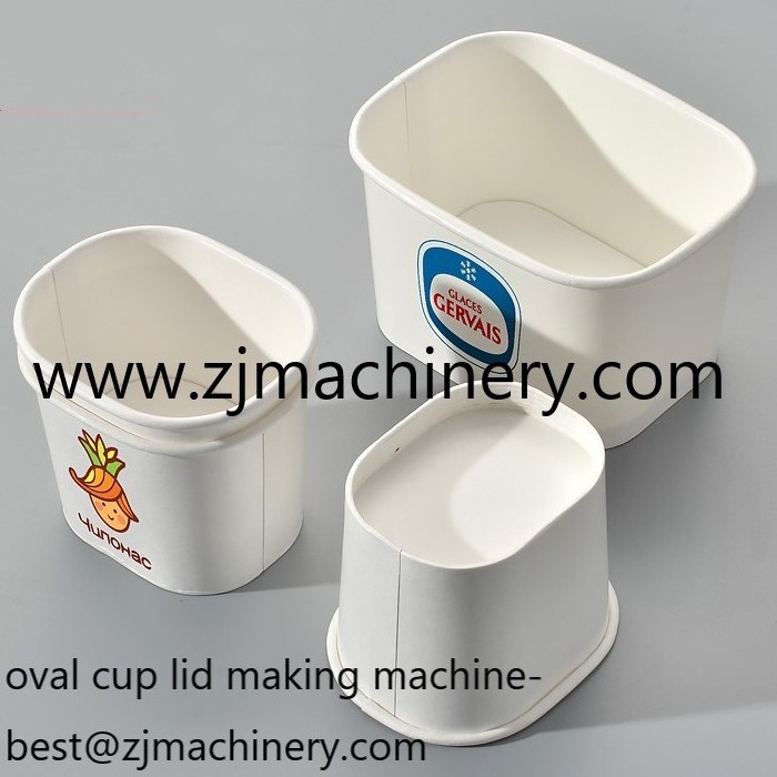 Oval Paper Cup Machine Oval cup Lid Making machine Oval Paper Cover Forming Machine