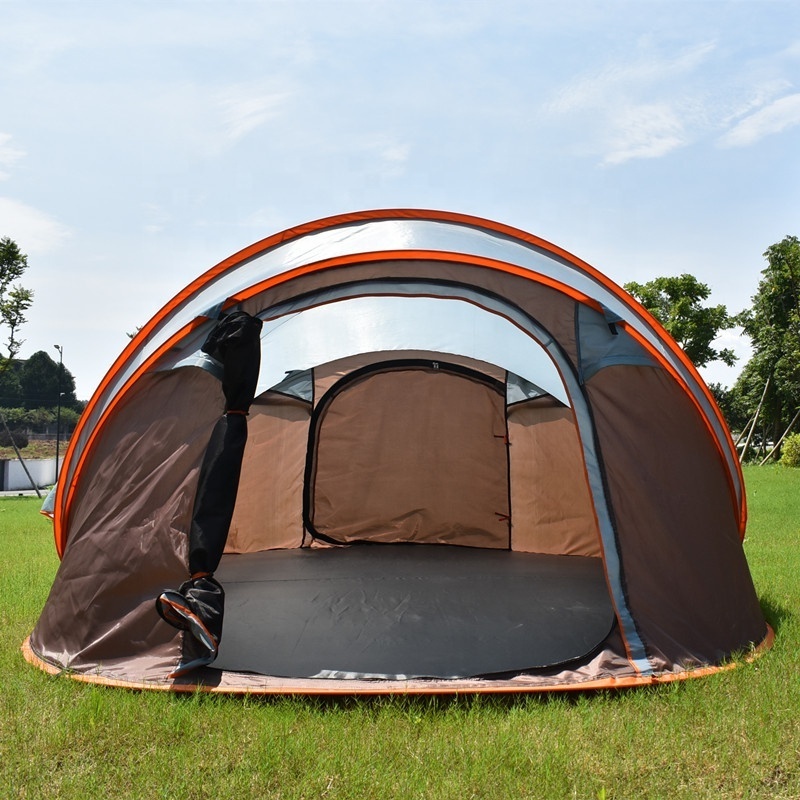 Automatic opening pop up outdoor waterproof and windproof ship shape luxury camping tents for sale