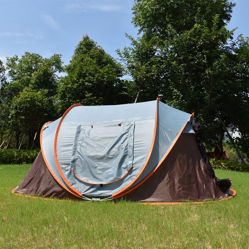 Automatic opening pop up outdoor waterproof and windproof ship shape luxury camping tents for sale