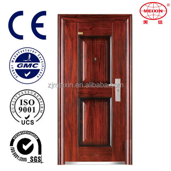 Nigeria Main Entrance Exterior Cheap Steel Security Door for sale