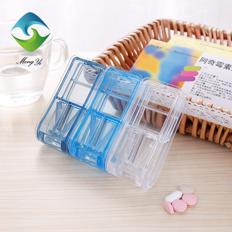 Eco-Friendly plastic pill cutter medicine crusher travel portable medicine cutter