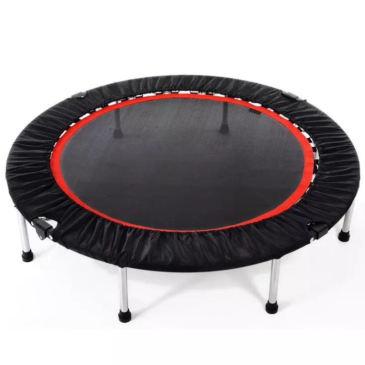 Mersco Foldable Fitness Trampoline,Silent Mini Rebounder Trampoline Exercise Fitness Equipment in Home