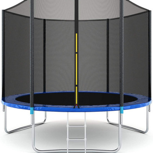 Professional Supplier Cheap 6FT-16FT Jumping Beds Outdoor Kids Trampolines With Safety Net Basketball Hoop Set For Trampoline