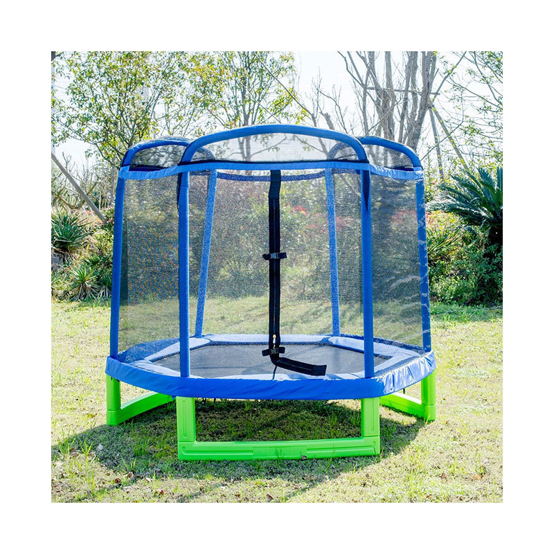 Walmart 7FT Kids Trampoline Indoor Outdoor With Enclosure Net Spring For 3-12 Years Old