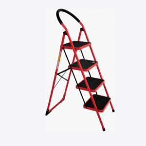 Portable Attic Foldable Step Ladder Aluminum Rack Folding Loft 4 Step  Telescopic Ladders