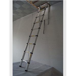 2020 New 3.2m Height foldable steps Aluminum telescopic loft ladder electric for apartment with hinge