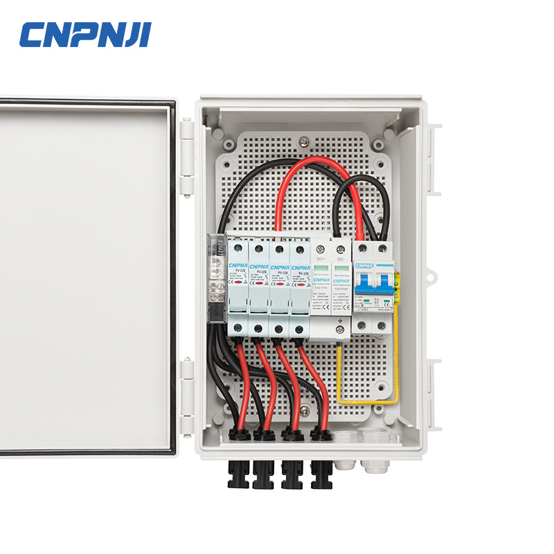 Cast aluminum  with lock 4 in 1 out PV Combiner Box